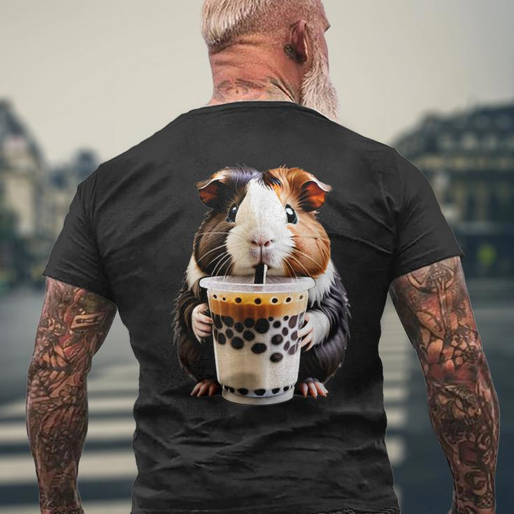 Meerschweinchen Boba Bubble Milk Tea Kawaii Cute Animal Lover T-Shirt mit Rückendruck Geschenke für alte Männer