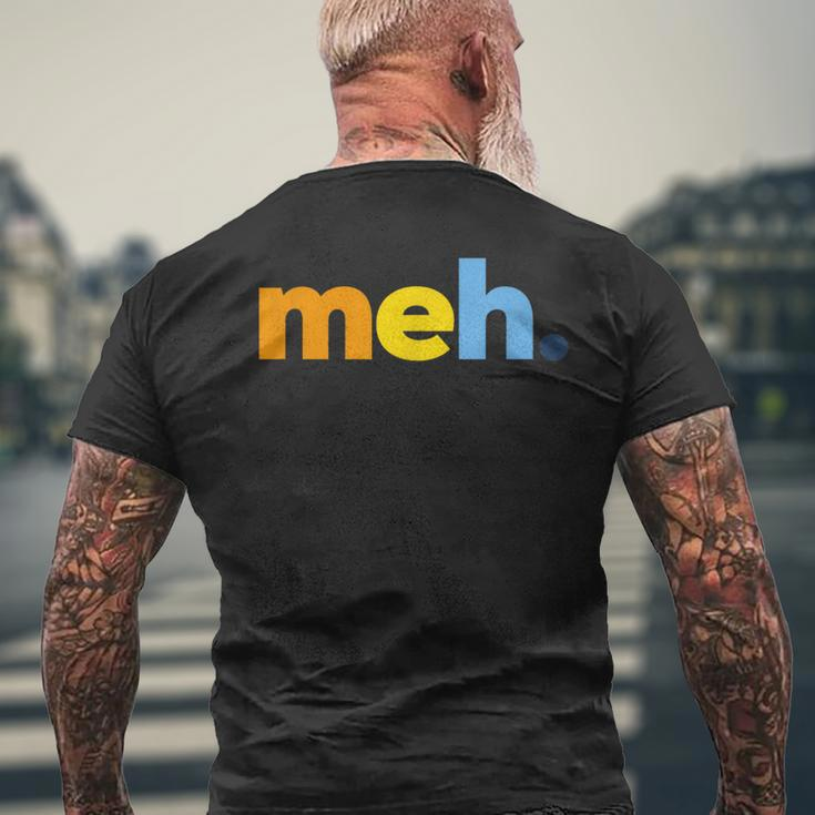 Meh Aroace Pride Lgbtq Lgbt Aro Ace Art Aromantic Asexual Men's T-shirt Back Print Gifts for Old Men