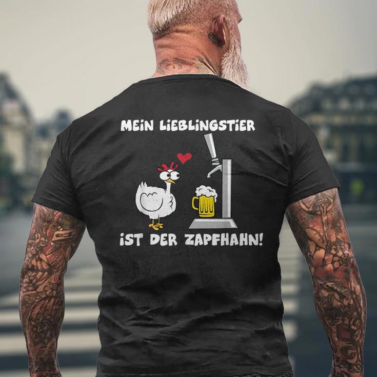 Mein Lieblingstier Ist Der Zapfhahn T-Shirt mit Rückendruck Geschenke für alte Männer