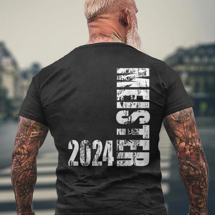 Meister 2024 Aufsteigerintage Motif Team Football Fun T-Shirt mit Rückendruck Geschenke für alte Männer