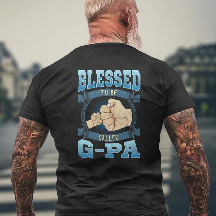 Mens Blessed To Be Called G Pa G Pa Grandpa Mens Back Print T-shirt Gifts for Old Men