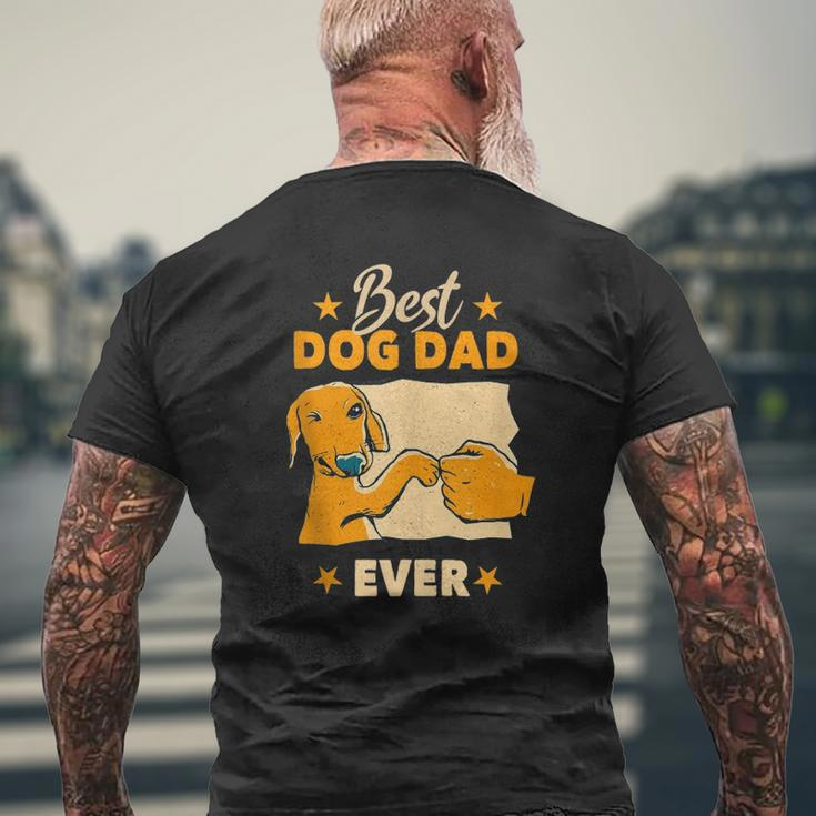 Mens Dogs And Dog Dad Best Friends Father Men Mens Back Print T-shirt Gifts for Old Men