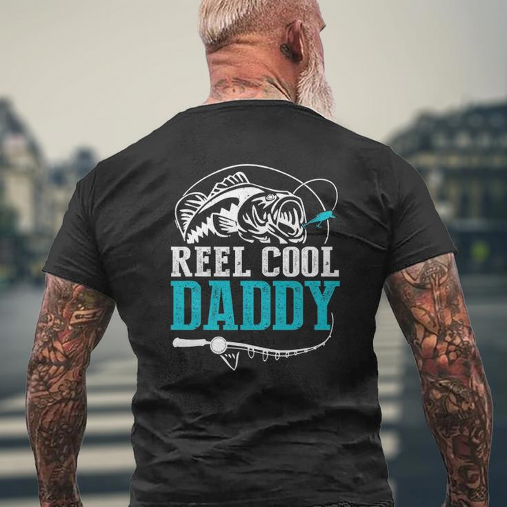 Mens Fishing Tee Vintage Reel Cool Daddy Mens Back Print T-shirt Gifts for Old Men