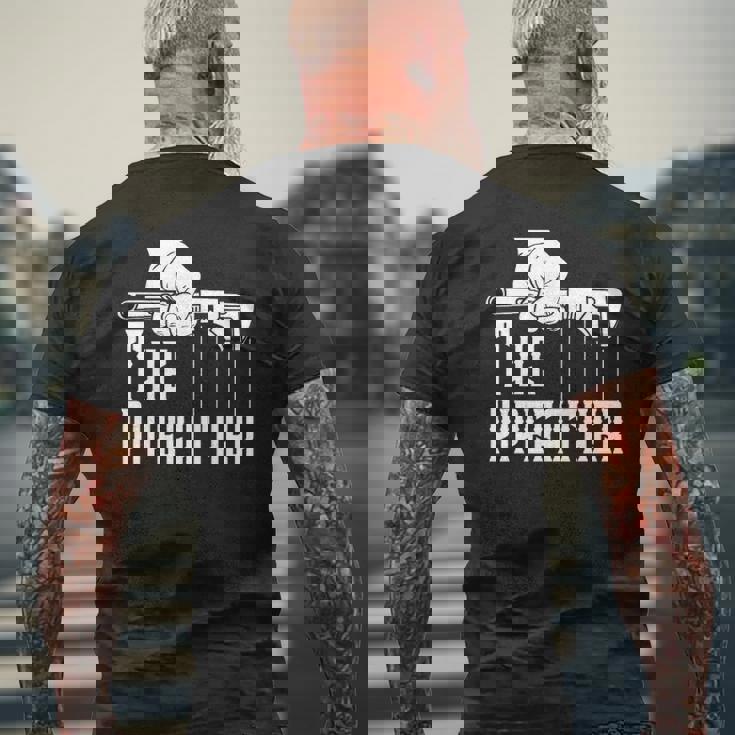 Mens The Pipefather Plumber Plumbing Pipefitter Drain Surgeon Mens Back Print T-shirt Gifts for Old Men Mens The Pipefather Plumber Plumbing Pipefitter Drain Surgeon Mens Back Print T-shirt Gifts for Old Men