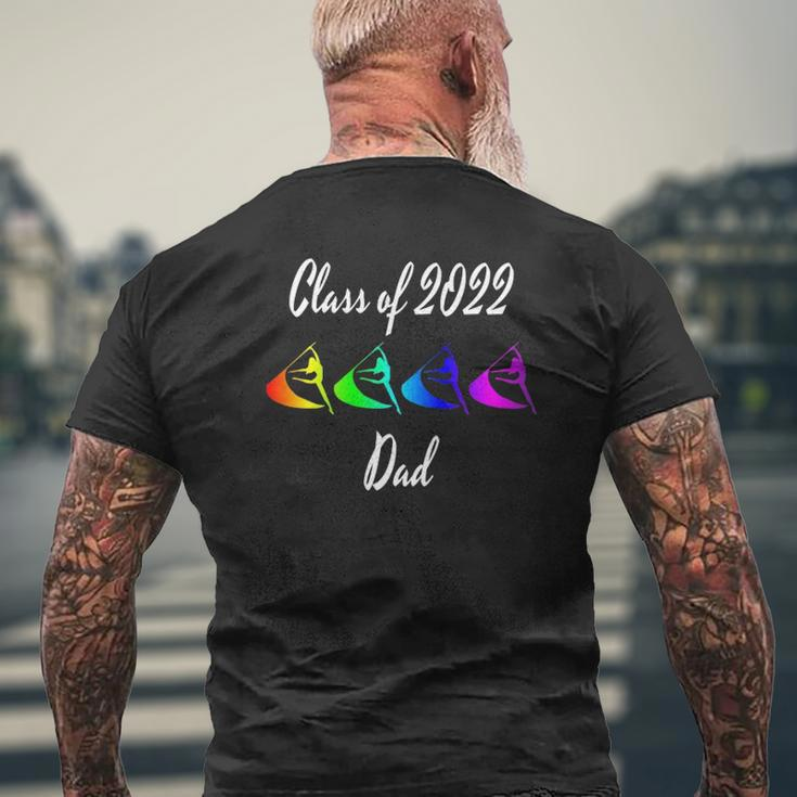 Mens Rainbow Color Guard Dad Flag Graphic Class Of 2022 Ver2 Mens Back Print T-shirt Gifts for Old Men