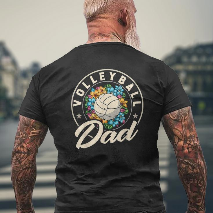 Mens Volleyball Dad For Beach Sports Player And Volleyball Dad Mens Back Print T-shirt Gifts for Old Men