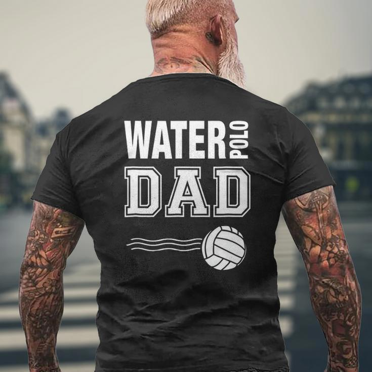 Mens Water Polo Dad Novelty Mens Back Print T-shirt Gifts for Old Men