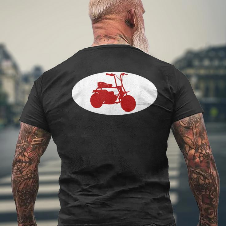 Mini Bike Mens Back Print T-shirt Gifts for Old Men