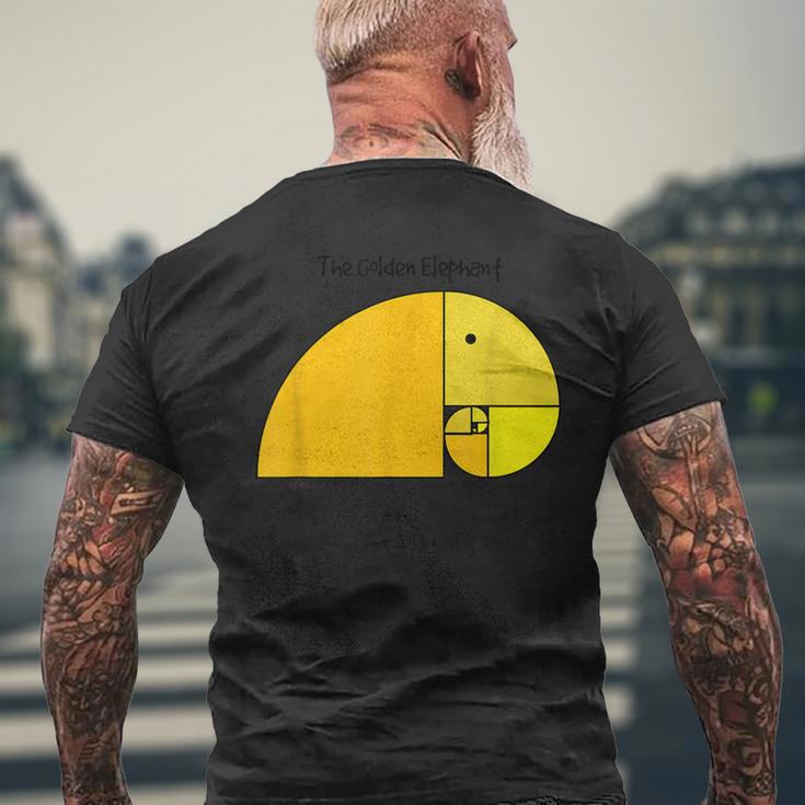 Minimalistisches Geometrisches Elefanten-Design Unisex Kurzärmliges Herren-T-Kurzärmliges Herren-T-Shirt, Stilvolles Mode-Tee Geschenke für alte Männer