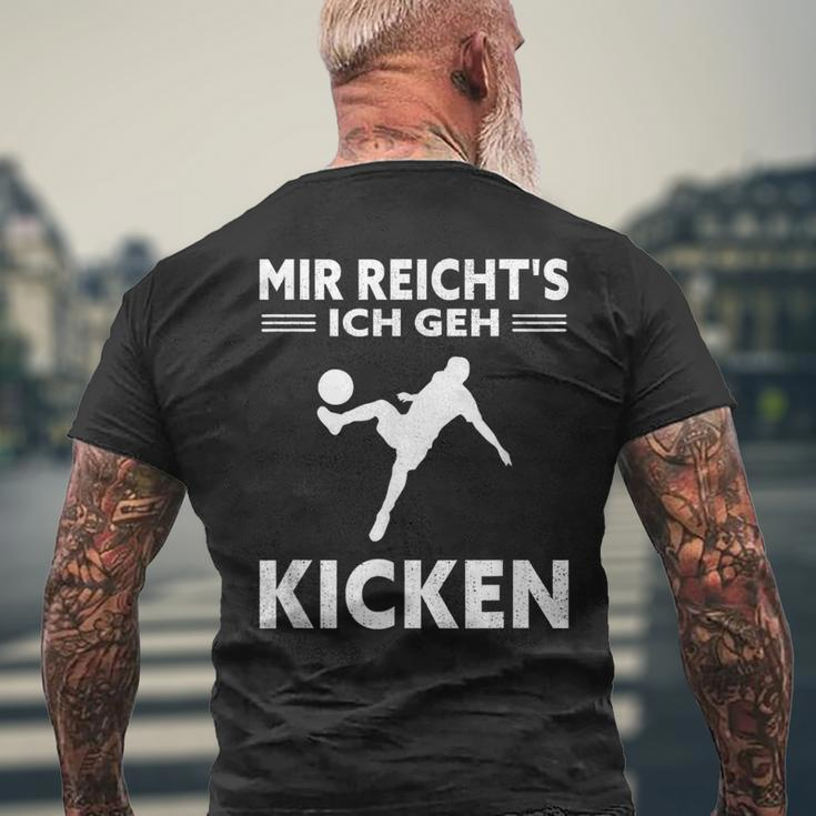 Mir Reichts Ich Geh Kicken Children's Football T-Shirt mit Rückendruck Geschenke für alte Männer
