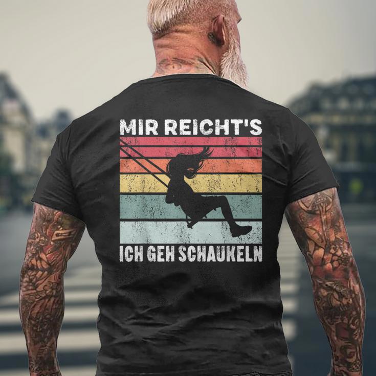 Mir Reicht's Ich Geh Swinging Retrointage Swing T-Shirt mit Rückendruck Geschenke für alte Männer