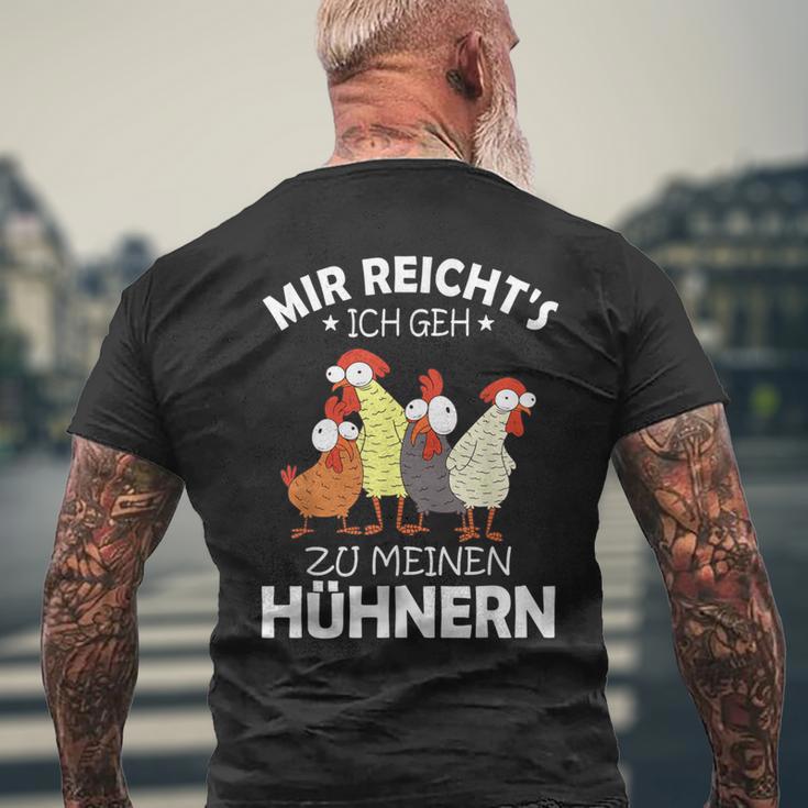 Mir Reichts Ich Geh Zu Meinen Hühnern Easter Idea T-Shirt mit Rückendruck Geschenke für alte Männer