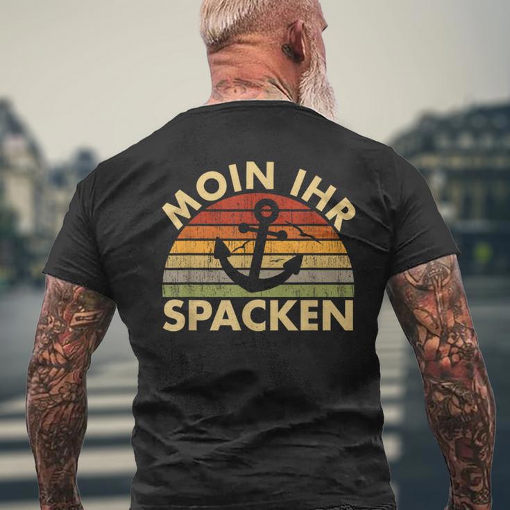 Moin Ihr Spacken T-Shirt mit Rückendruck Geschenke für alte Männer