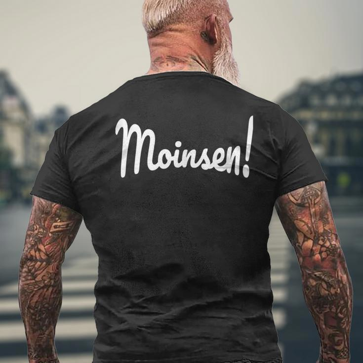 Moinsen Moin For Hamburg Hamburg T-Shirt mit Rückendruck Geschenke für alte Männer