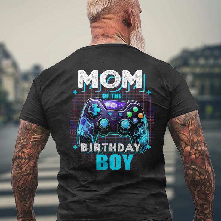 Mom Of The Birthday Boy Matching Video Game Birthday Party Men's T-shirt Back Print Gifts for Old Men