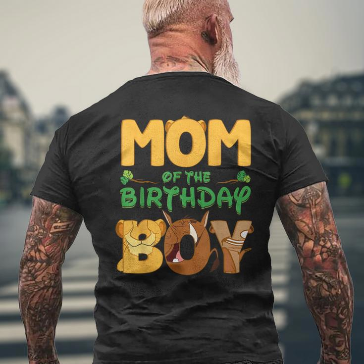 Mom And Dad Birthday Boy Lion Family Matching Men's T-shirt Back Print Gifts for Old Men