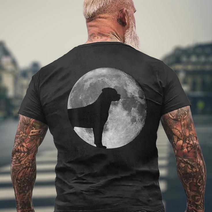 Mondlicht Labrador Silhouette Herren Kurzärmliges Herren-T-Kurzärmliges Herren-T-Shirt, Hundeliebhaber Design Geschenke für alte Männer