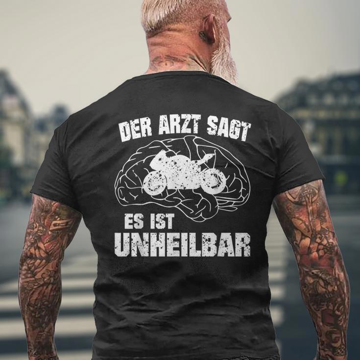 Motorcycle Fun Idea For Biker Motorcycle Rider S T-Shirt mit Rückendruck Geschenke für alte Männer