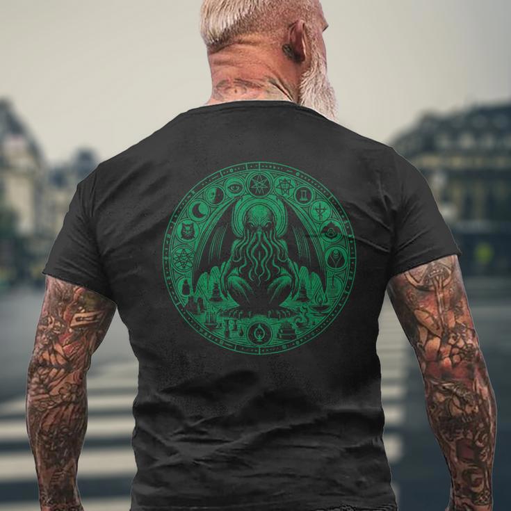 Mystischer Krake Cthulhu T-Shirt mit Rückendruck Geschenke für alte Männer