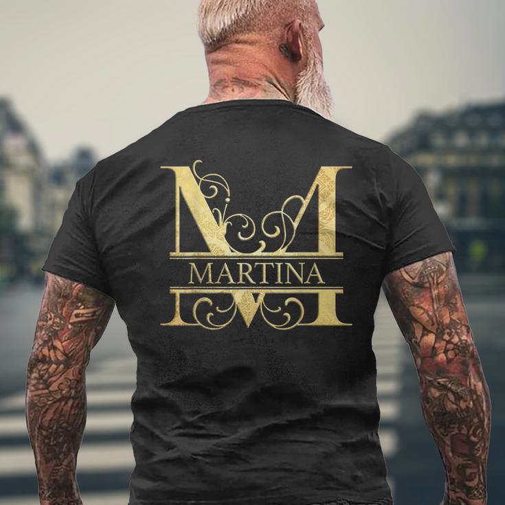 Name Martina T-Shirt mit Rückendruck Geschenke für alte Männer