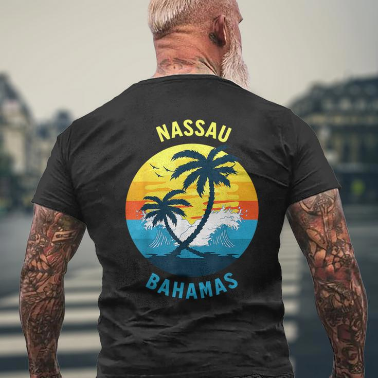 Nassau Bahamas Souvenir Men's T-shirt Back Print Gifts for Old Men