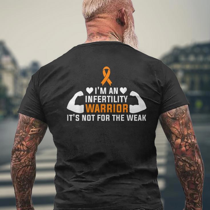 National Infertility Disease Awareness Week Ivf 2024 Warrior Men's T-shirt Back Print Gifts for Old Men