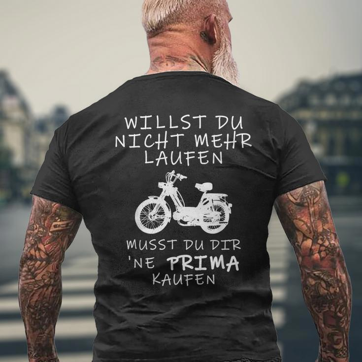 Ne Prima Kaufen I Mofa Prima 5 T-Shirt mit Rückendruck Geschenke für alte Männer