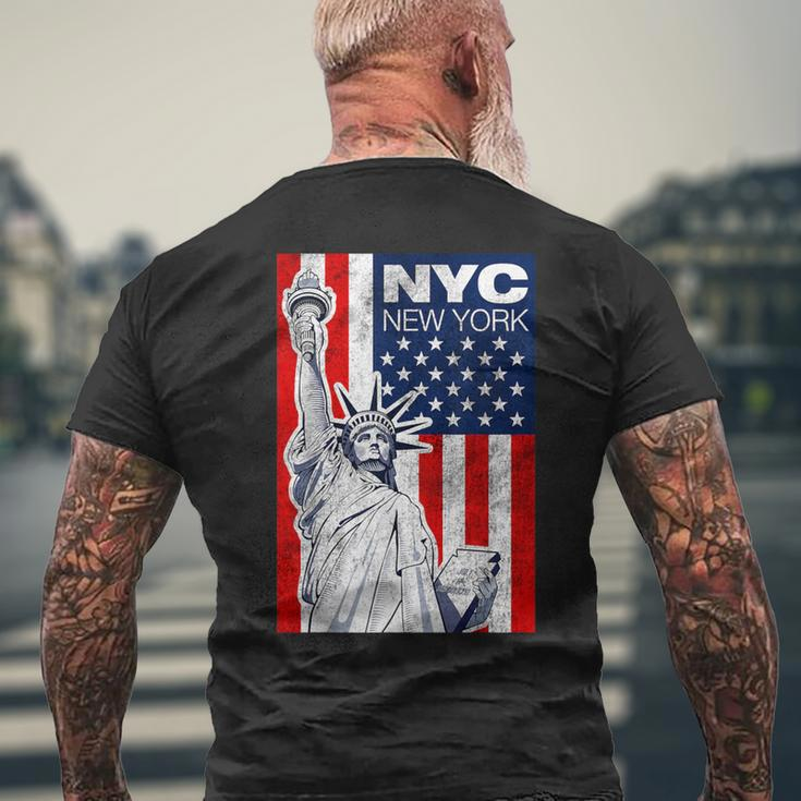New York City Statue Of LibertyCool New York City Men's T-shirt Back Print Gifts for Old Men