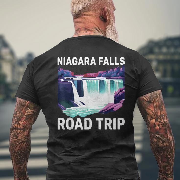 Niagara Falls Road Trip Souvenir Summer Vacation Niagara Men's T-shirt Back Print Gifts for Old Men