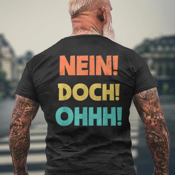 No Doch Ohhh T-Shirt mit Rückendruck Geschenke für alte Männer