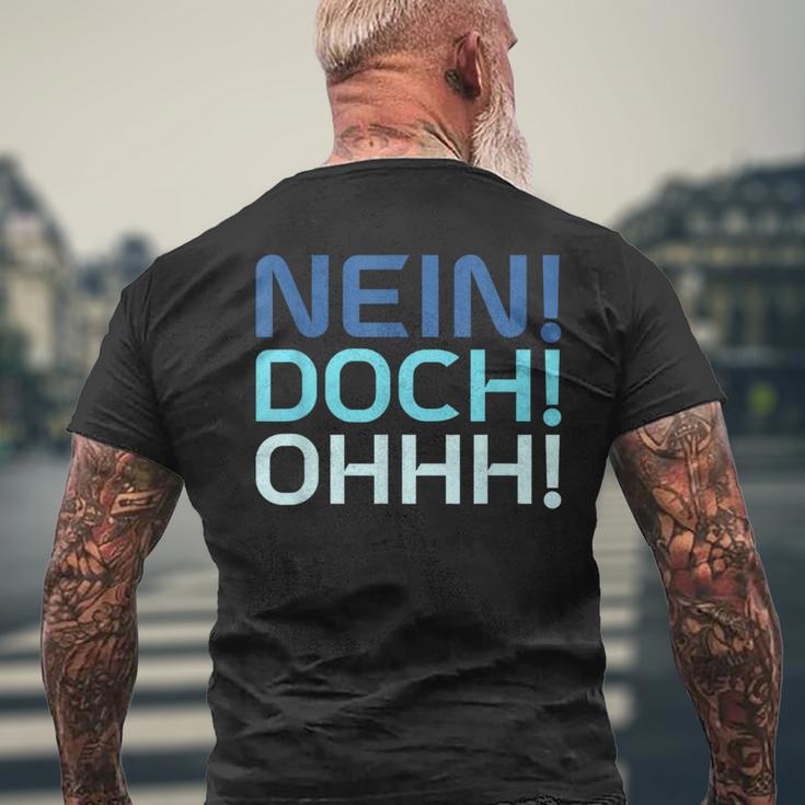 No Doch Ohhh T-Shirt mit Rückendruck Geschenke für alte Männer