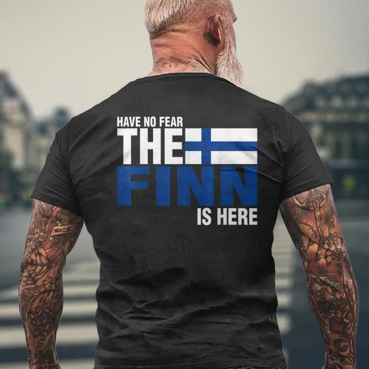 Have No Fear The Finn Is Here Men's T-shirt Back Print Gifts for Old Men