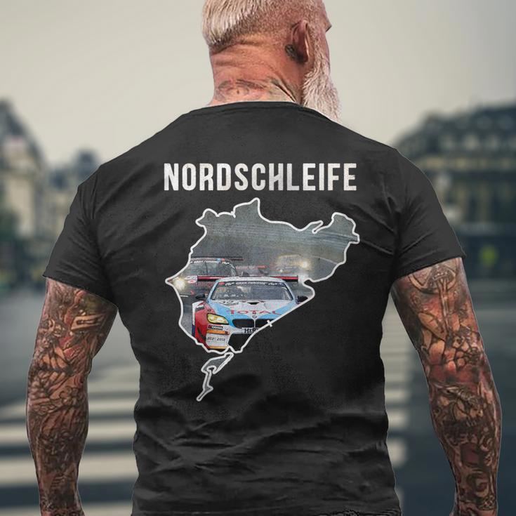 Nordschleife Grüne Hölle Motorsport 24 Hour Racing Fan T-Shirt mit Rückendruck Geschenke für alte Männer