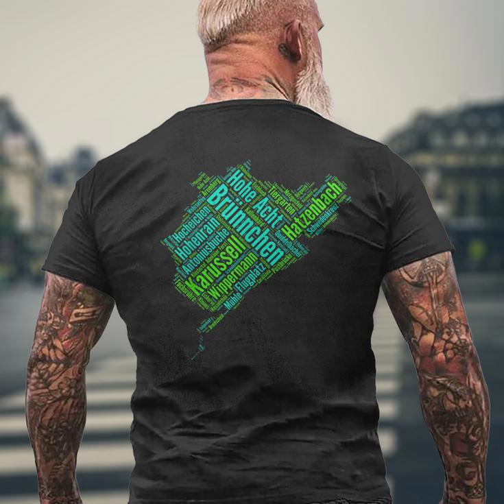 Nordschleife Motorsport Green Hölle 24H T-Shirt mit Rückendruck Geschenke für alte Männer