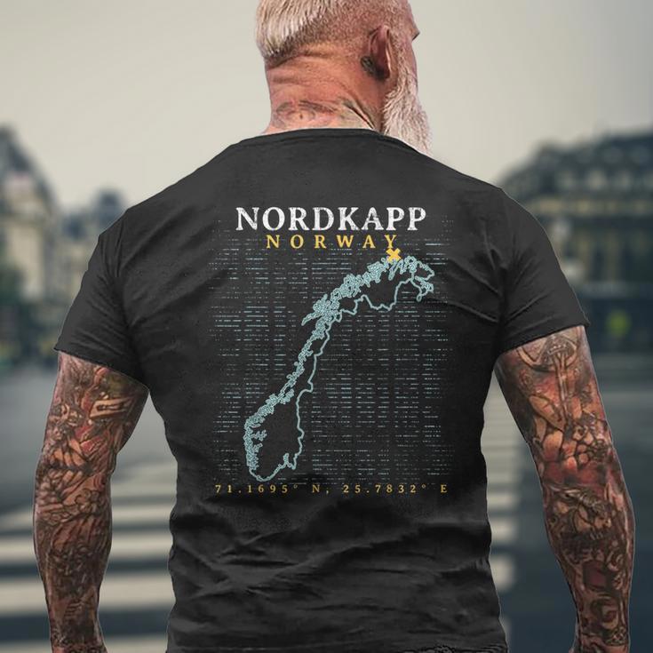 Norway Nordkapp T-Shirt mit Rückendruck Geschenke für alte Männer