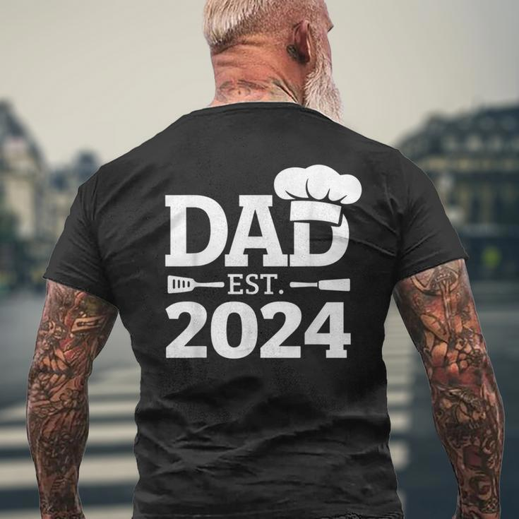 Number One Cooking Dad For Fathers Day 1 Daddy Men's T-shirt Back Print Gifts for Old Men