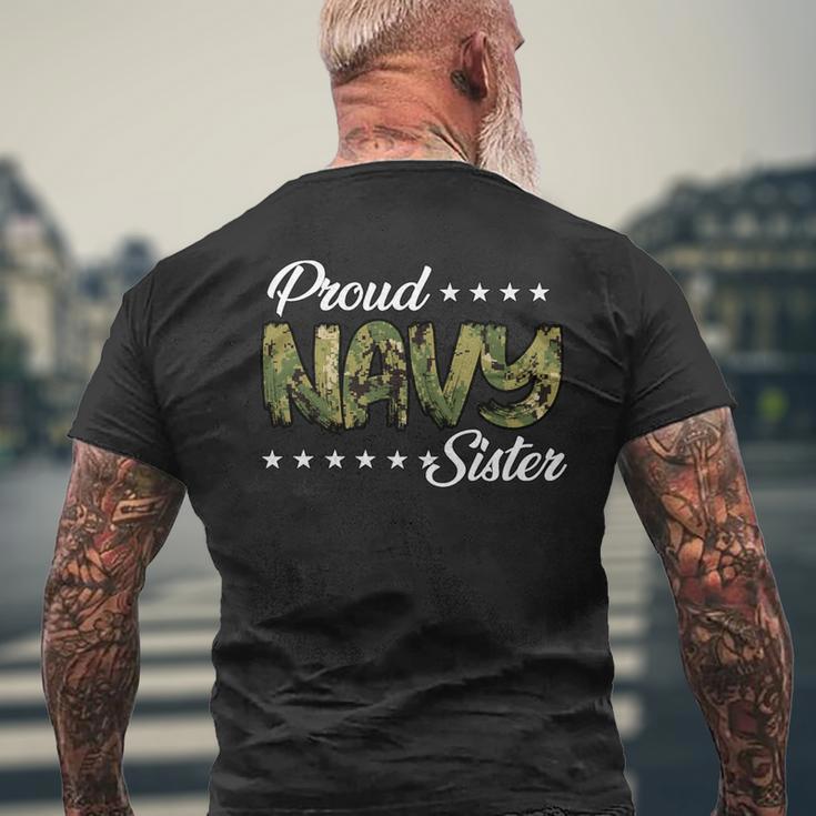 Nwu Bold Proud Navy Sister Men's T-shirt Back Print Gifts for Old Men