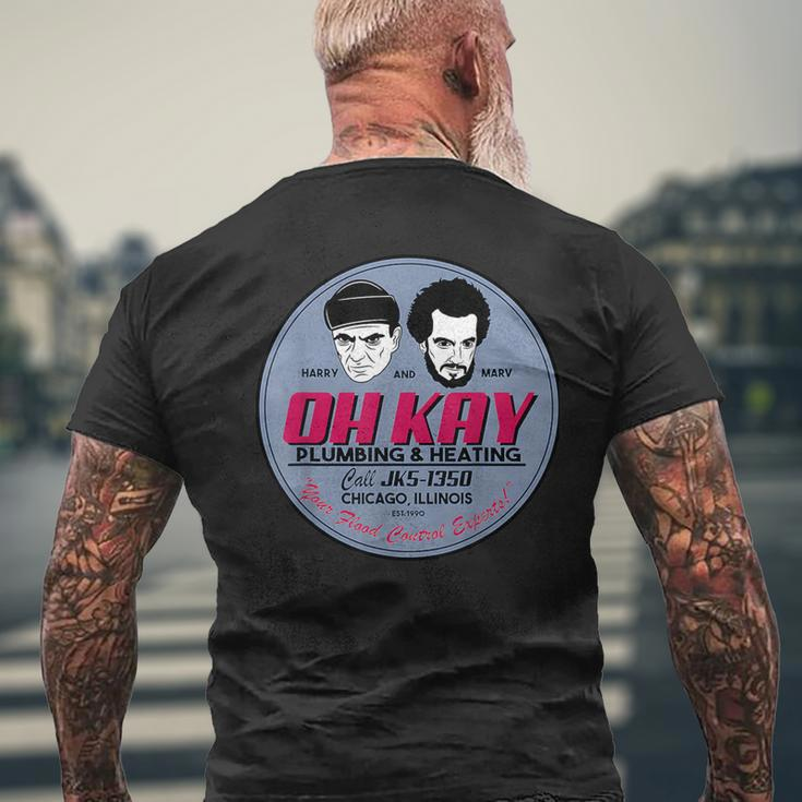 Oh Kay Bandits Plumbing Heating The Wet 90S Men's T-shirt Back Print Gifts for Old Men