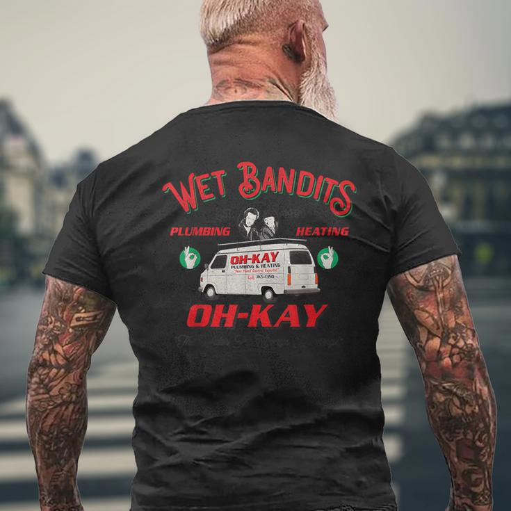 Oh Kay Bandits Plumbing And Wet Heating 90S Retro Men's T-shirt Back Print Gifts for Old Men
