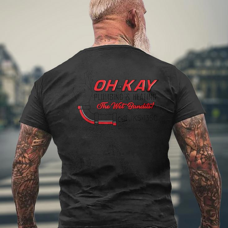 Oh Wet Kay Plumbing And Bandits Heating 90S Retro Men's T-shirt Back Print Gifts for Old Men