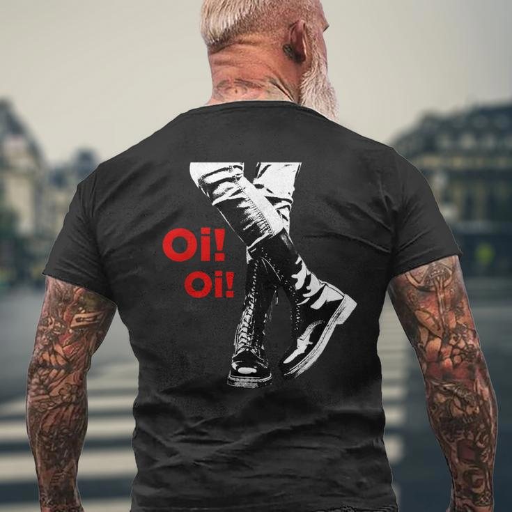 Oi Oi Ska Street Punk Hardcore Punk T-Shirt mit Rückendruck Geschenke für alte Männer