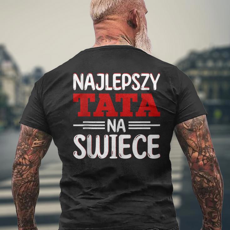 Ojciec Tataater Polska Polnischer Papa Spruch Geschenk T-Shirt mit Rückendruck Geschenke für alte Männer