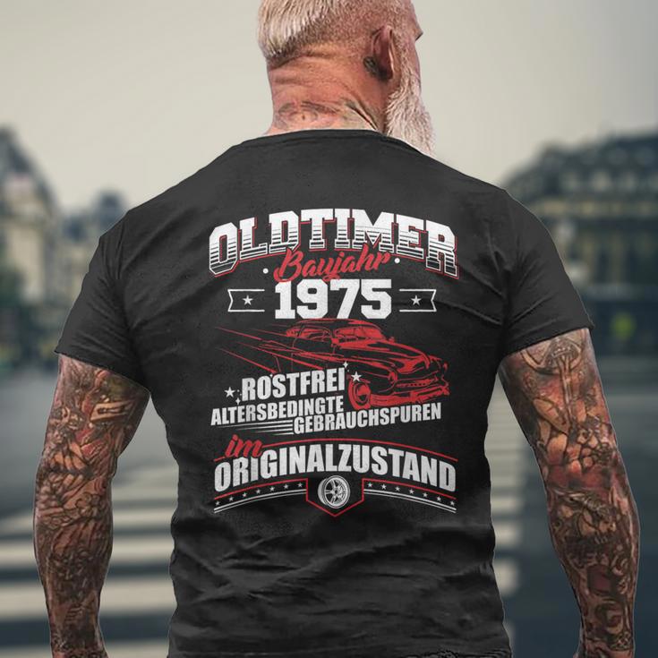 Oldtimer Baujahr 1975Intage Birthday S T-Shirt mit Rückendruck Geschenke für alte Männer