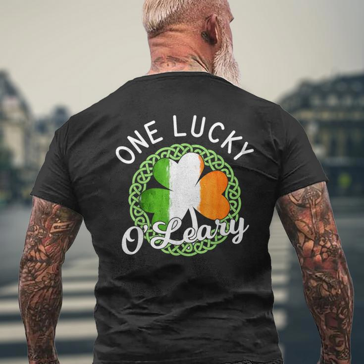 One Lucky O'leary Irish Family Name Men's T-shirt Back Print Gifts for Old Men