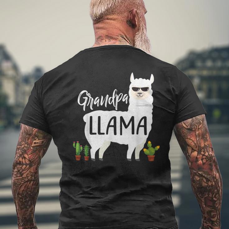 Opa Lama Geschenk Für Männer Papa T-Shirt mit Rückendruck Geschenke für alte Männer