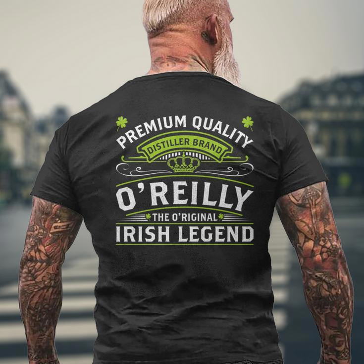 O'reilly The Original Irish Legend Family Name Men's T-shirt Back Print Gifts for Old Men