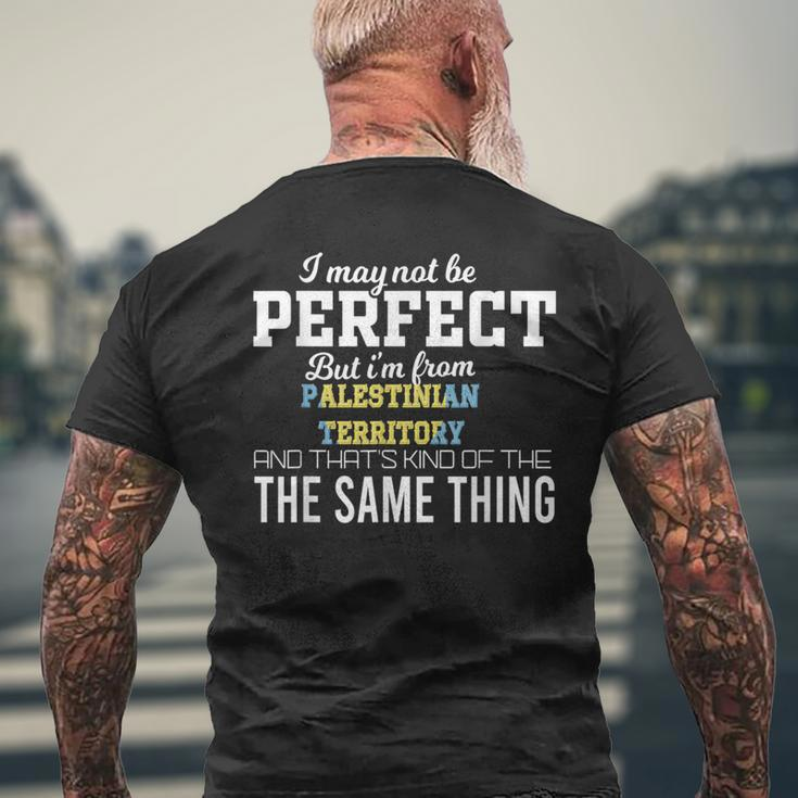 Palestinian Territory Is Perfect Men's T-shirt Back Print Gifts for Old Men