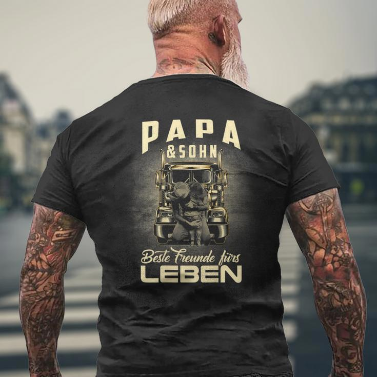 Papa & Sohn Beste Freunde Fürs Leben Father Son Truck Driver T-Shirt mit Rückendruck Geschenke für alte Männer