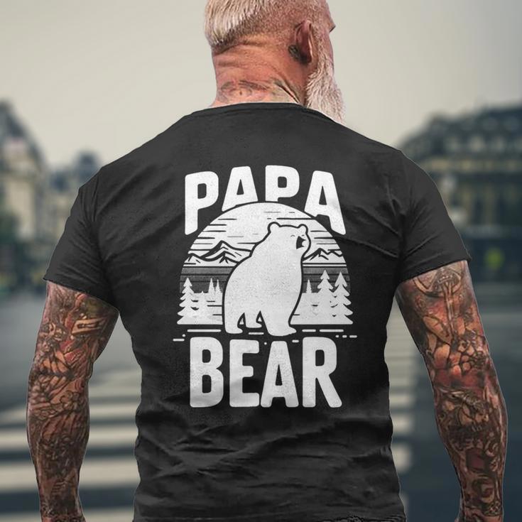 Papa Bear Für Stolzenater Ehemann Onkel Zumatertag T-Shirt mit Rückendruck Geschenke für alte Männer