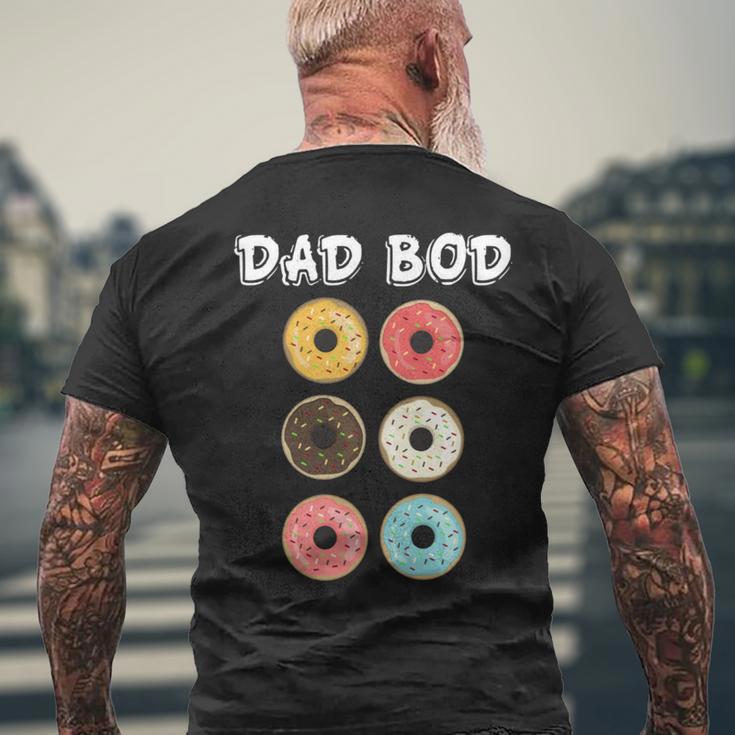 Papa Bod Lustige Donuts T-Shirt mit Rückendruck Geschenke für alte Männer